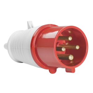 PLUG IND 3P+T 32A 380V VERM STECK/SOPRANO