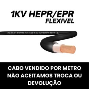 CABO FLEX 1KV 10MM (EPR/HEPR-90) PRETO INDUSC/COBREC/LAMES (MT)